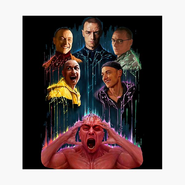Item preview, Split Famous people James McAvoy Prize Events designed and sold by JamesCompanion.