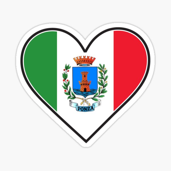 I Love Ponza Sticker