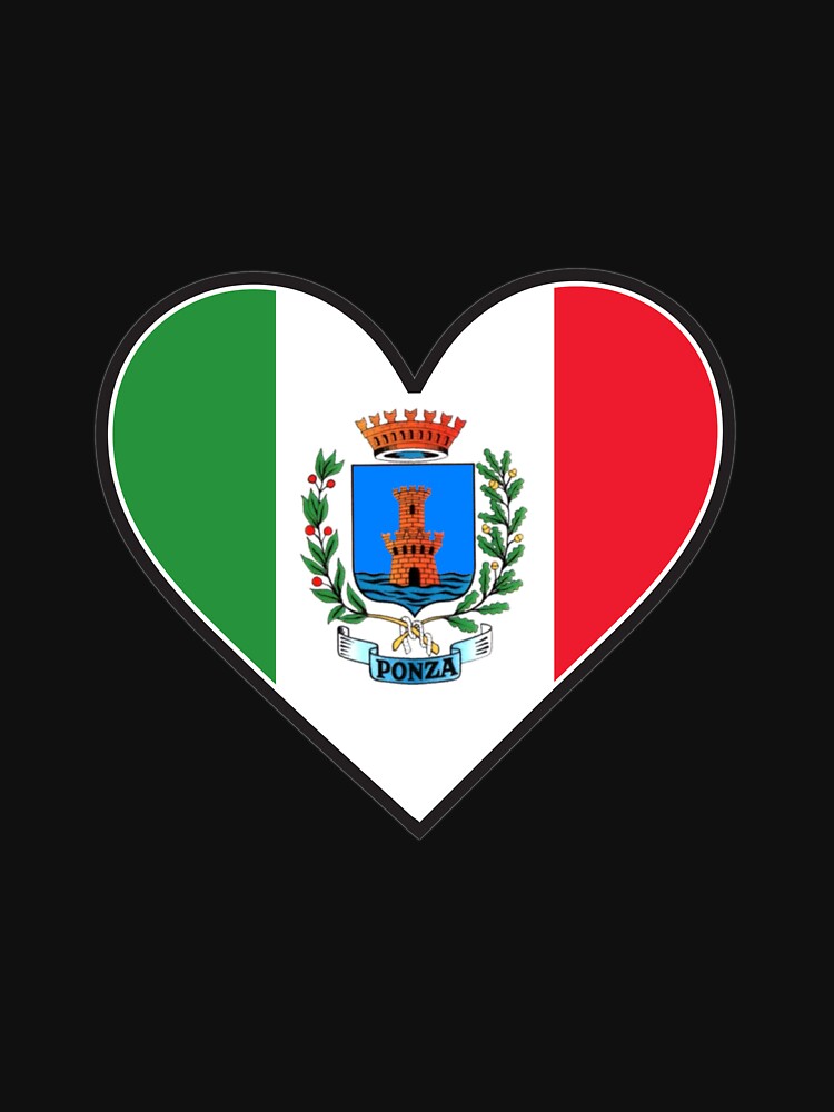 Thumbnail 7 of 7, Active T-Shirt, I Love Ponza designed and sold by ItaliaStore.