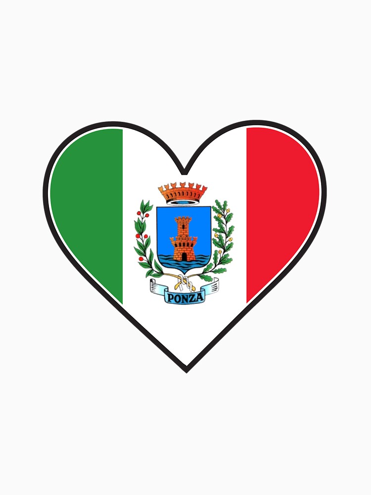 Thumbnail 7 of 7, Classic T-Shirt, I Love Ponza designed and sold by ItaliaStore.