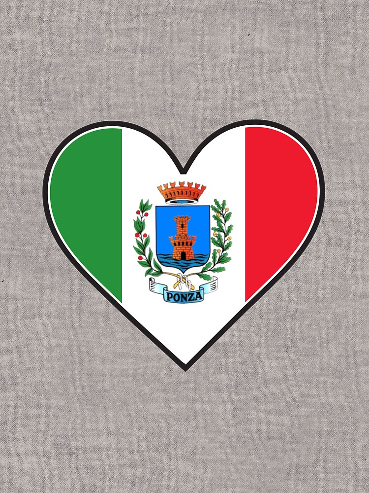 Thumbnail 5 of 5, Lightweight Hoodie, I Love Ponza designed and sold by ItaliaStore.