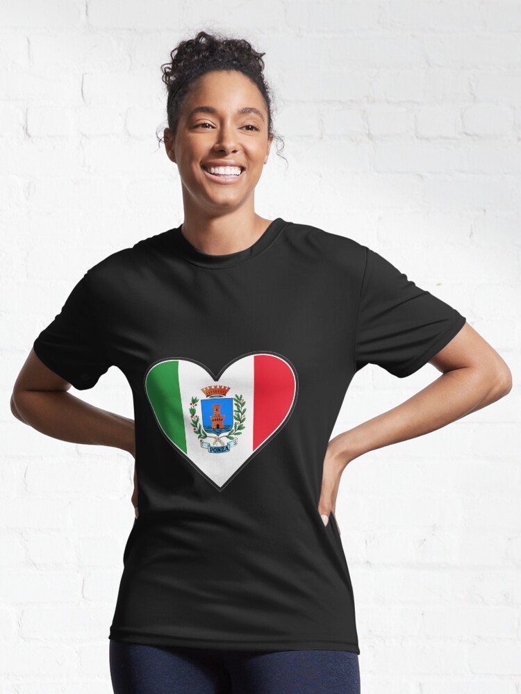 Thumbnail 6 of 7, Active T-Shirt, I Love Ponza designed and sold by ItaliaStore.