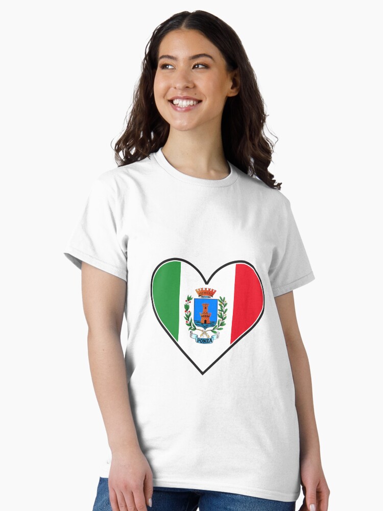 Thumbnail 2 of 7, Classic T-Shirt, I Love Ponza designed and sold by ItaliaStore.