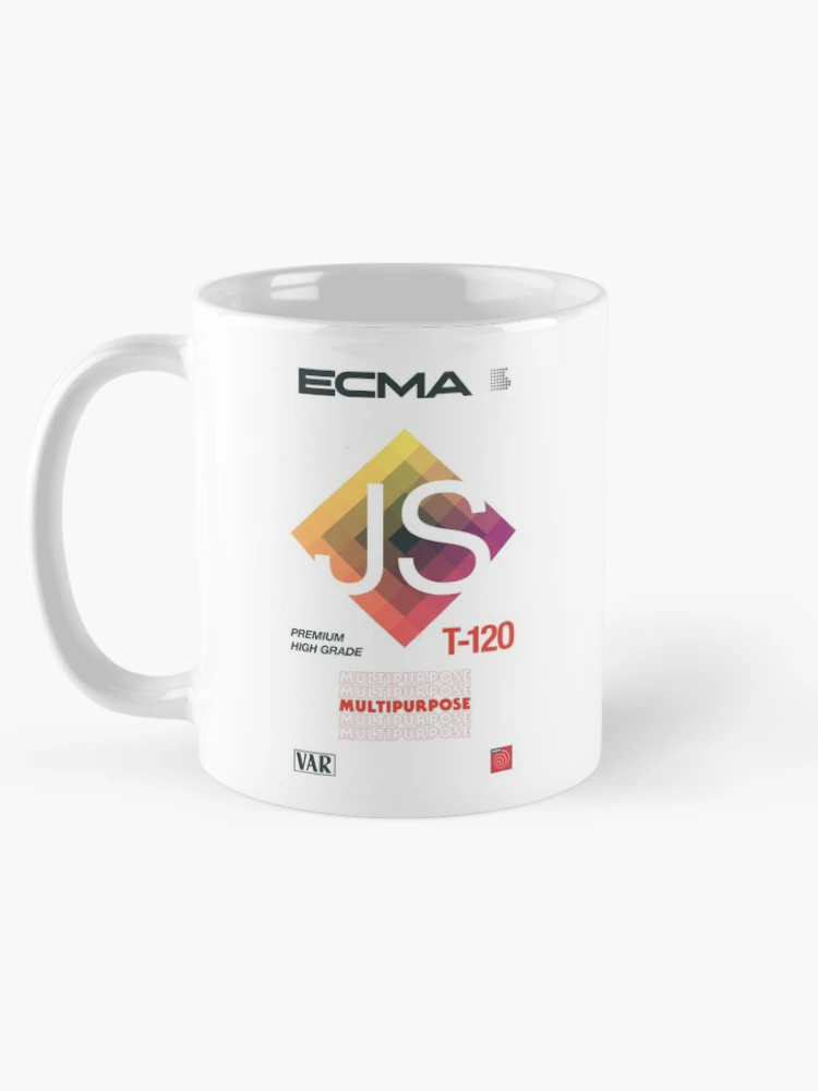 Thumbnail 5 of 6, Coffee Mug, Retro Blank VHS JavaScript (ECMAScript) designed and sold by chriskirknielsen.
