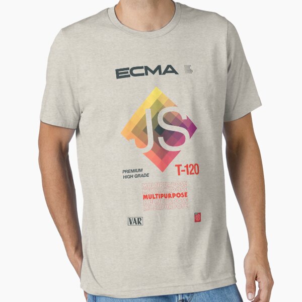 Retro Blank VHS JavaScript (ECMAScript) Essential T-Shirt
