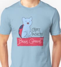 Chat Insecte Unisex T-Shirt