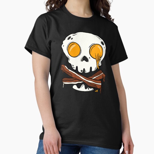 Artikel-Vorschau von Speck und Eier Totenkopf mit gekreuzten Knochen Frühstücksliebhaber, designt und verkauft von JessieJune.