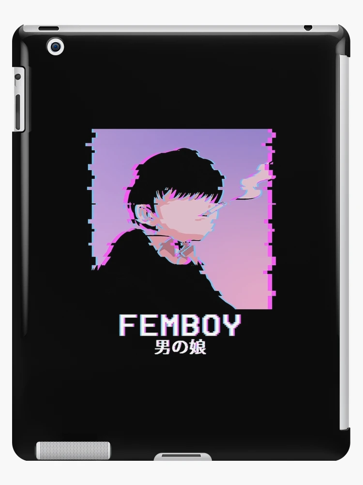 Japanese Emo Femboy Vaporwave Aesthetic LGBTQ Gay  iPad