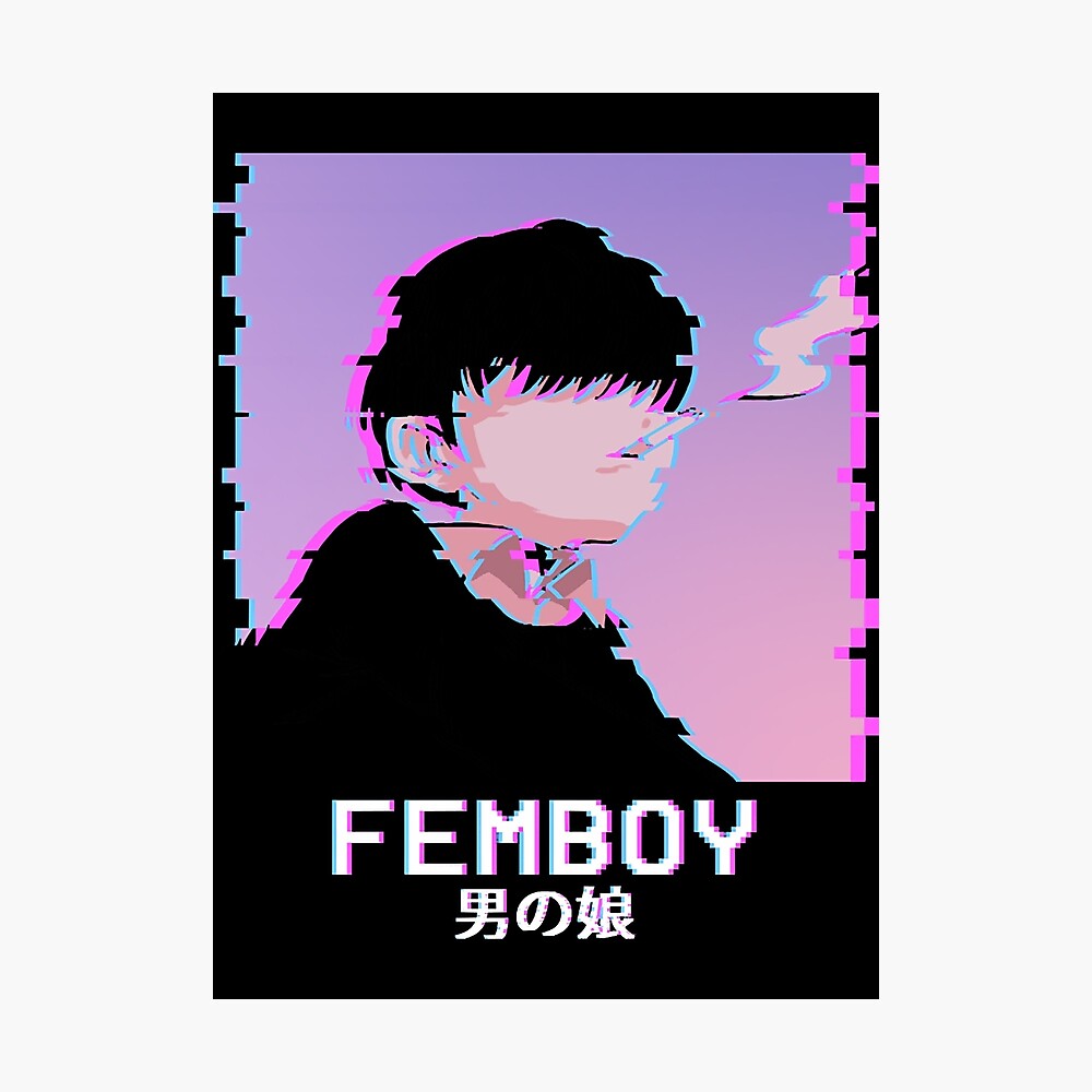 Japanese Emo Femboy Vaporwave Aesthetic LGBTQ Gay 