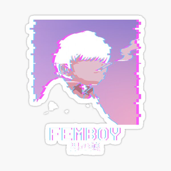 Japanese Emo Femboy Vaporwave Aesthetic Lgbtq Gay Sticker For Sale By Intaverner Redbubble 6994