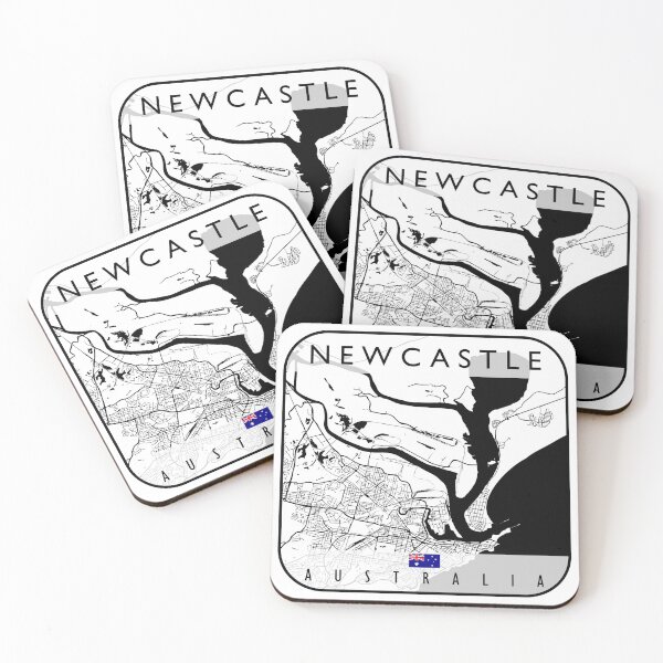 Item preview, NEWCASTLE MAP AUSTRALIA designed and sold by hatimelhag.