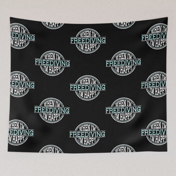 Item preview, When Im FreeDiving Im Happy  designed and sold by zcarnahiba.