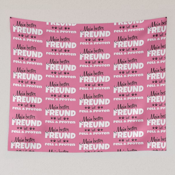 Item preview, Mein bester Freund hat Fell & Pfoten designed and sold by nektarinchen.
