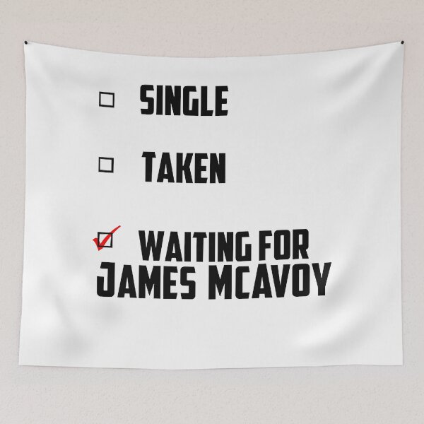 Item preview, Waiting For Famous people James McAvoy Prize Events designed and sold by JamesCompanion.