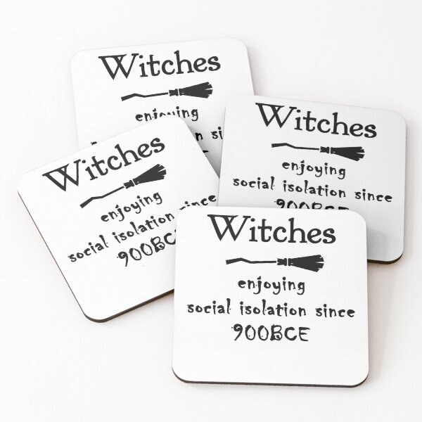 Item preview, Witches - enjoying social isolation since 900BCE designed and sold by MagpieMuddles.