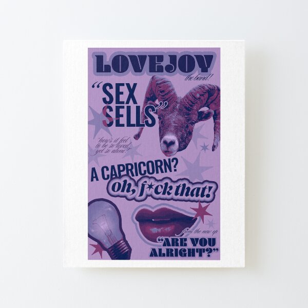 Lovejoy Sex Sells v.2 Poster Canvas Mounted Print