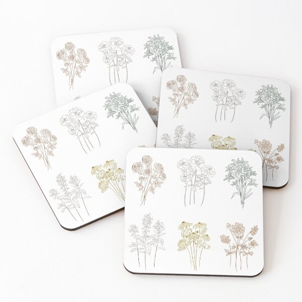 Item preview, Various Wildflower Line Art designed and sold by nchien.