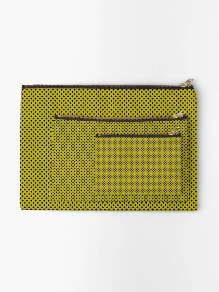 Thumbnail 2 of 4, Zipper Pouch, Bee Diamond Pattern designed and sold by FridPix.