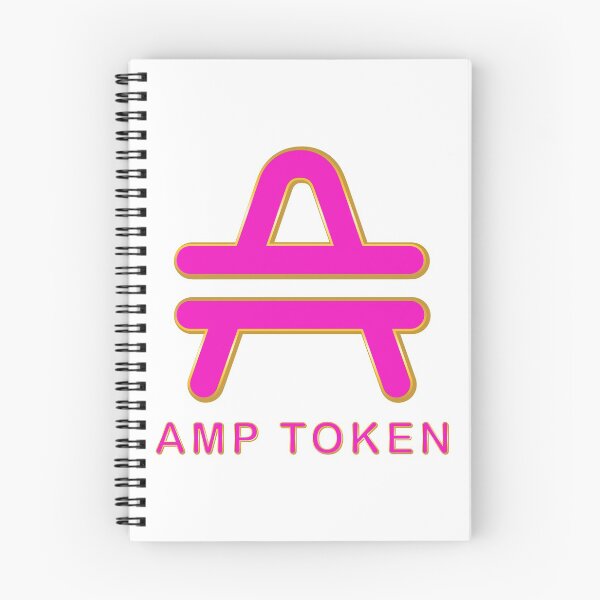 Item preview, AMP crypto currency logo and symbol with pink colour designed and sold by ZieProject.