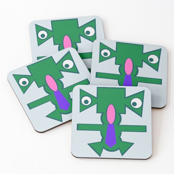 Item preview, Green Square Head Martian #Back to School 2021 designed and sold by GeoTeasters.