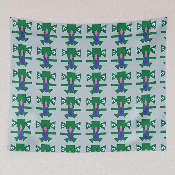 Item preview, Green Square Head Martian #Back to School 2021 designed and sold by GeoTeasters.