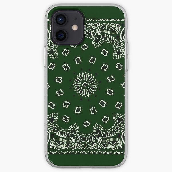 Hunter Green Hanky,Handkerchief iPhone Soft Case