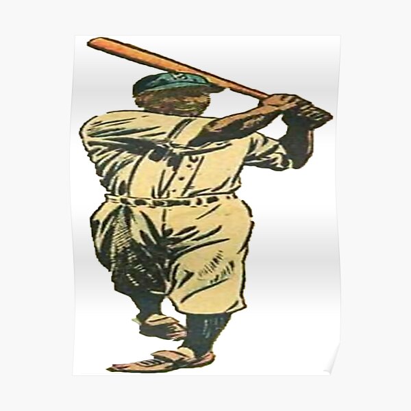Vintage Negro American League Baseball Poster