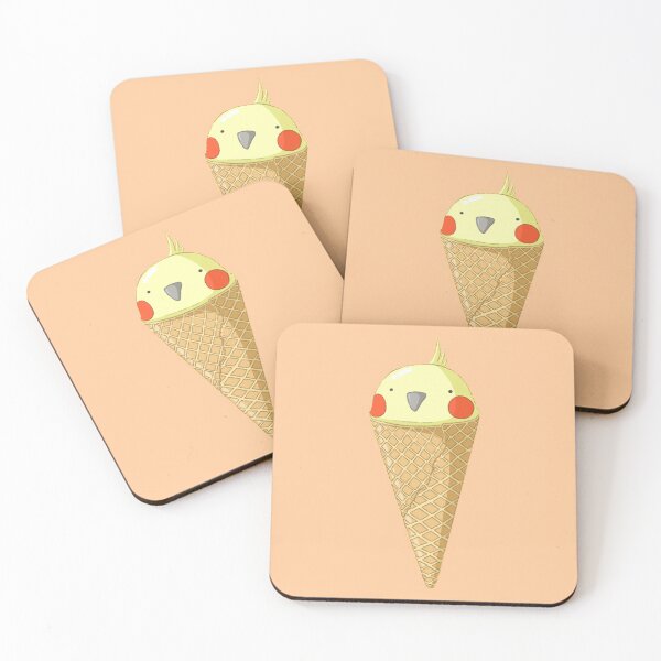 Item preview, Cockatiel Cone of Shame designed and sold by GudeGyoza.