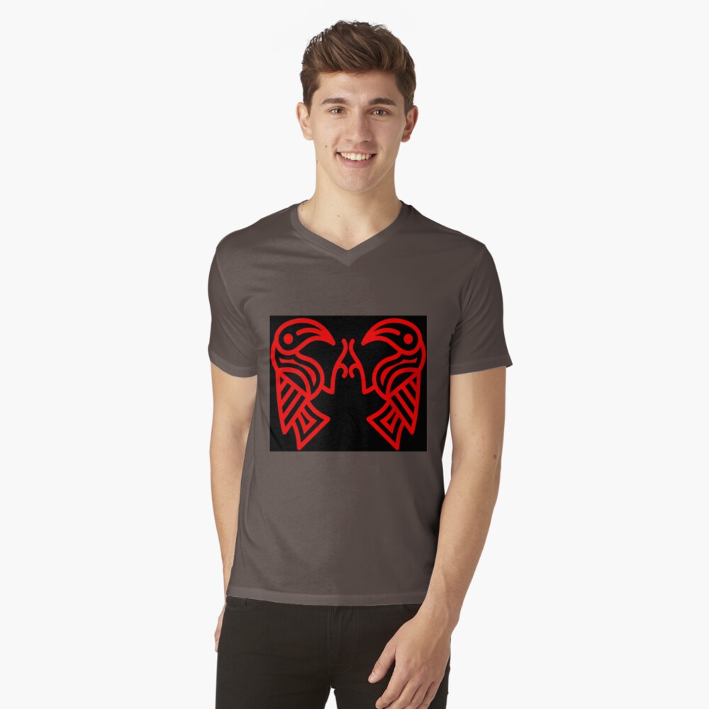 Item preview, V-Neck T-Shirt designed and sold by Odinist.