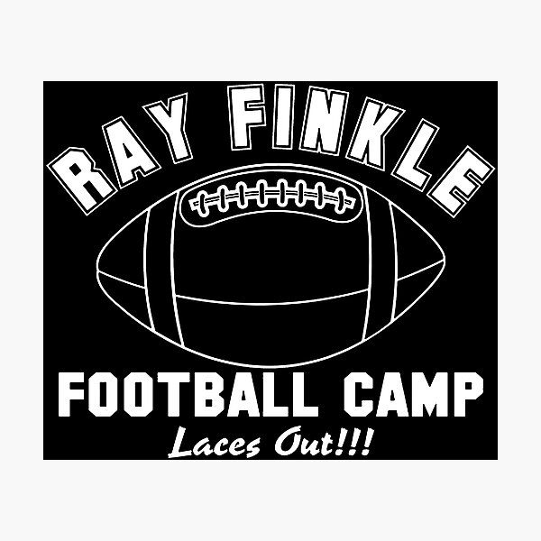 ray finkle laces out football Photographic Print
