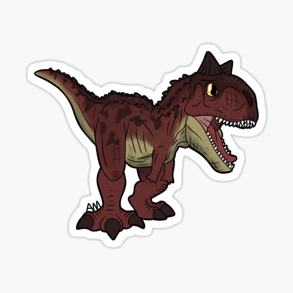 Jurassic World Carnotaurus Sticker by Voxis42