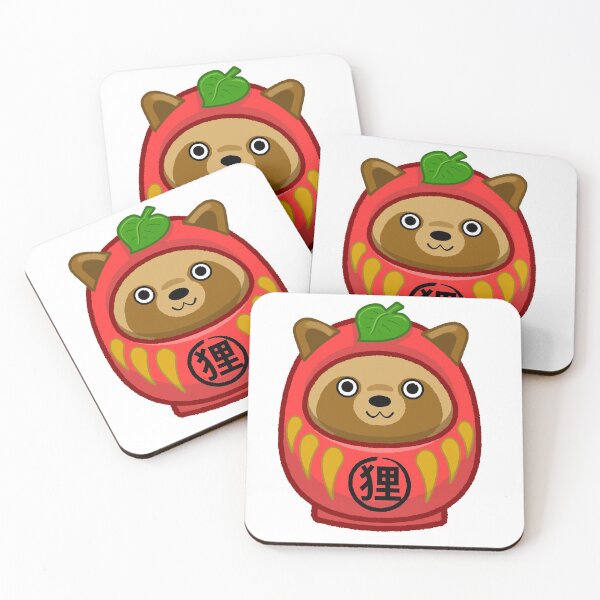 Item preview, Tanuki Daruma designed and sold by KeroCreate.