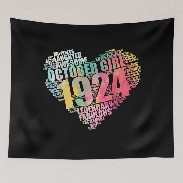 Item preview, Fabulous October 1924 Girl Legendary & Awesome Big Heart  designed and sold by JethroShop.