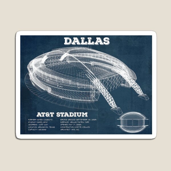 Dez Bryant - Dallas Cowboys Magnet for Sale by On Target Sports