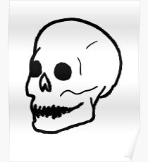 Patch Skull Poster