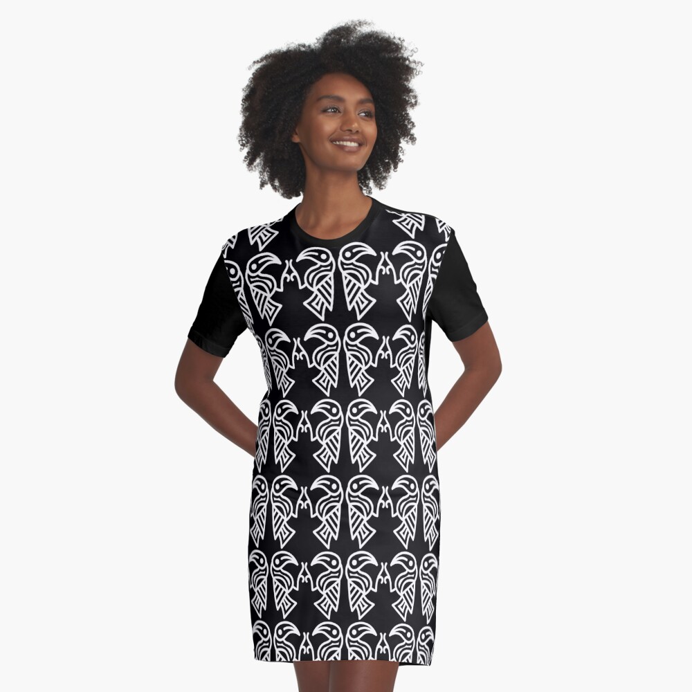 Item preview, Graphic T-Shirt Dress designed and sold by Odinist.