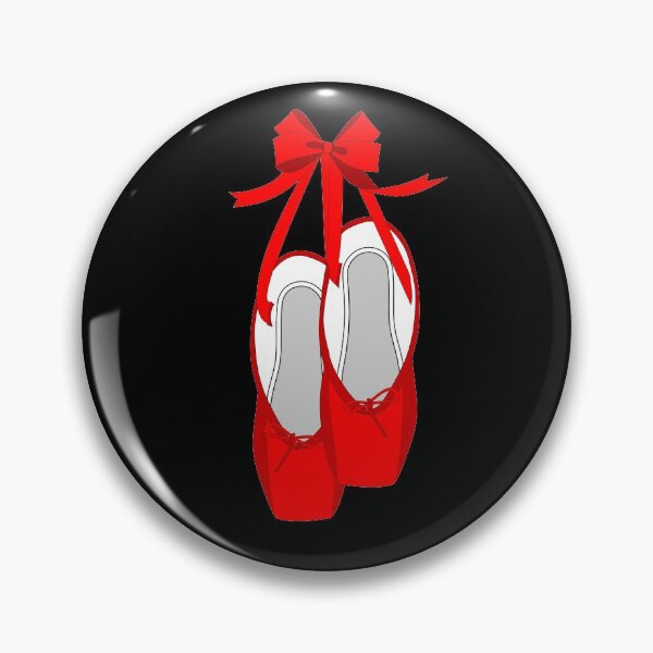 Item preview, Red color pointe shoes designed and sold by bluehatgraphics.