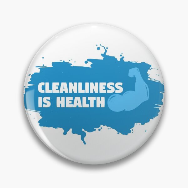 Item preview, Cleanliness is health - Healthy designed and sold by GoodOnDemand.