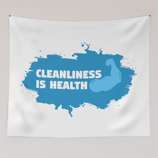 Item preview, Cleanliness is health - Healthy designed and sold by GoodOnDemand.