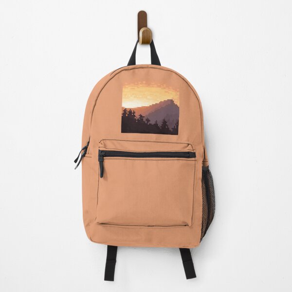 Item preview, pixel mountain sunset designed and sold by Floatingtho.