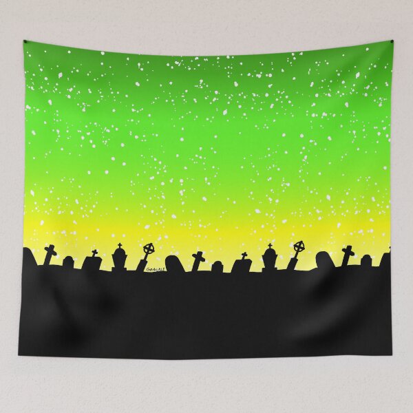 Item preview, Zombie Graveyard designed and sold by JanGrackle.