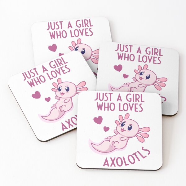 Item preview, Just a Girl who Loves Axolotls! designed and sold by MeowsAndMakes.