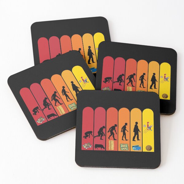 Item preview, The Evolution of Money designed and sold by Feline Rockstars.