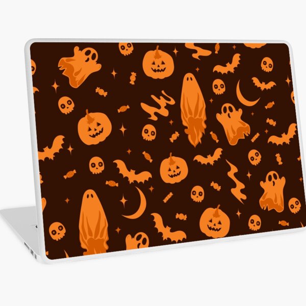 Item preview, Halloween Cute Ghost cats Spooky Seamless Pattern Ghosties designed and sold by bylox.