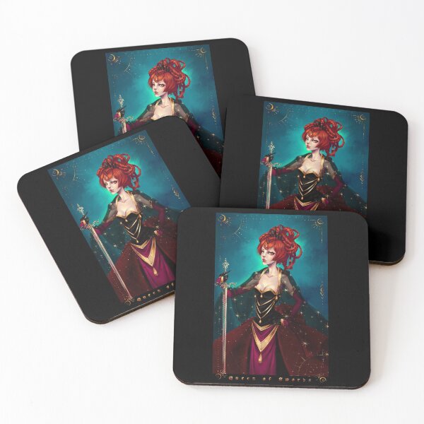 Item preview, Queen of Swords designed and sold by WhiteCatArt.