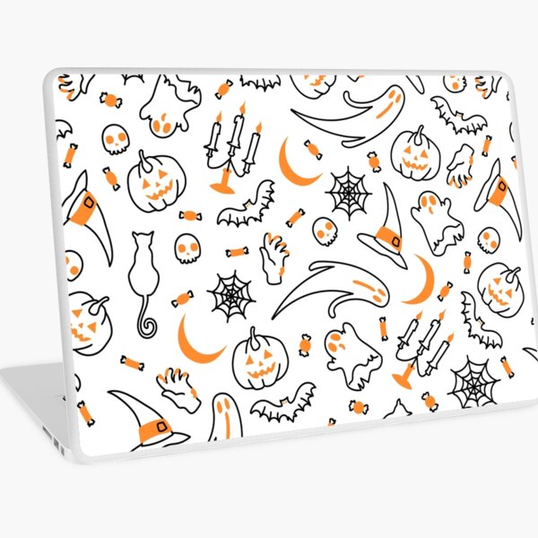 Item preview, Halloween Cute Ghost cats Spooky Seamless Pattern Ghosties designed and sold by bylox.