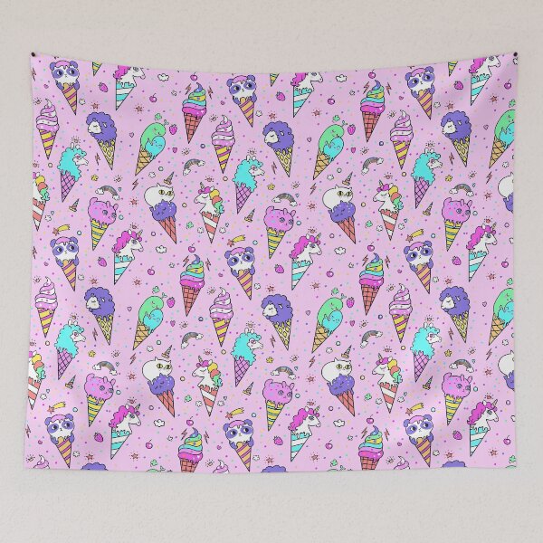 Item preview, Colorful Ice cream seamless pattern, Ice Cream Pattern designed and sold by graphic-genie.