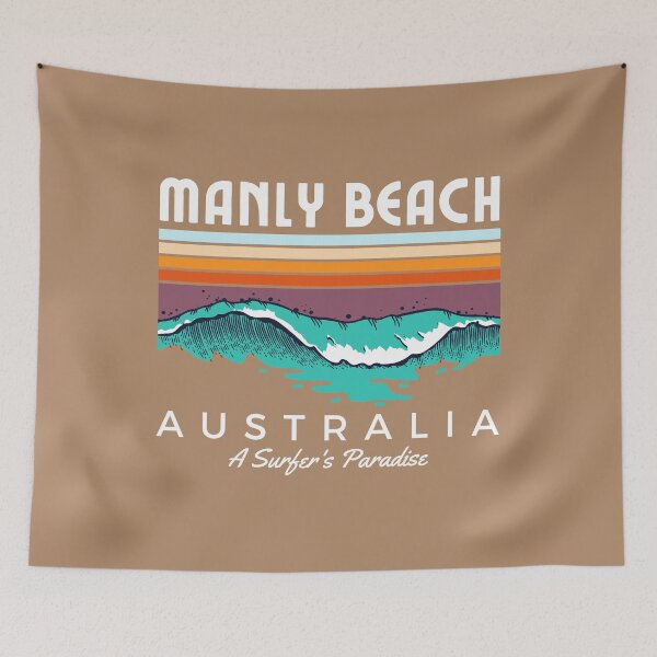 Item preview, Manly Beach Australia A Surfer's Paradise designed and sold by cafeteeria.
