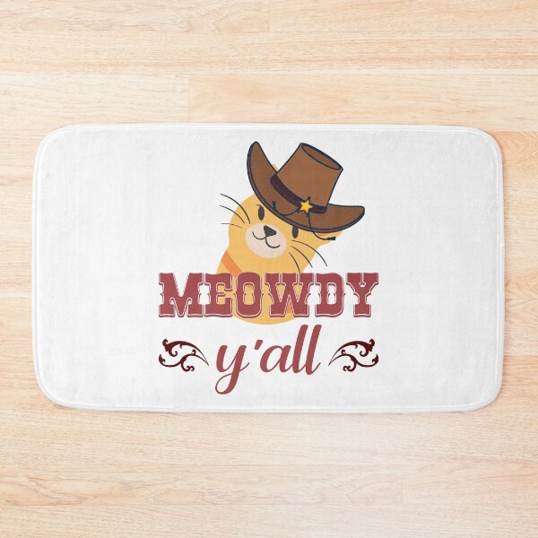 Item preview, Meowdy Y'all - Texas Cat Meme - Mashup Meow and Howdy designed and sold by ittybittyowl.