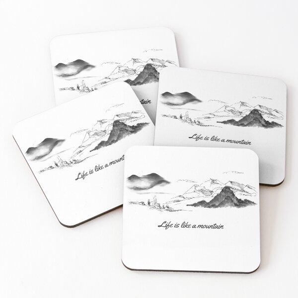 Item preview, Hey, life is like a mountain designed and sold by REINVIGORATED.